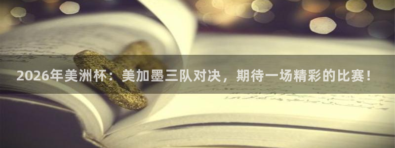 2026年美洲杯：美加墨三队对决，期待一场精彩的比赛！